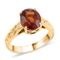 LUXORO AAA Honig Granat Ring 417 Gold (Größe 18.00) ca. 3,30 ct