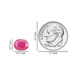 Mozambique Ruby Oval 9x7 Faceted Cut 3A 2.00 Ct