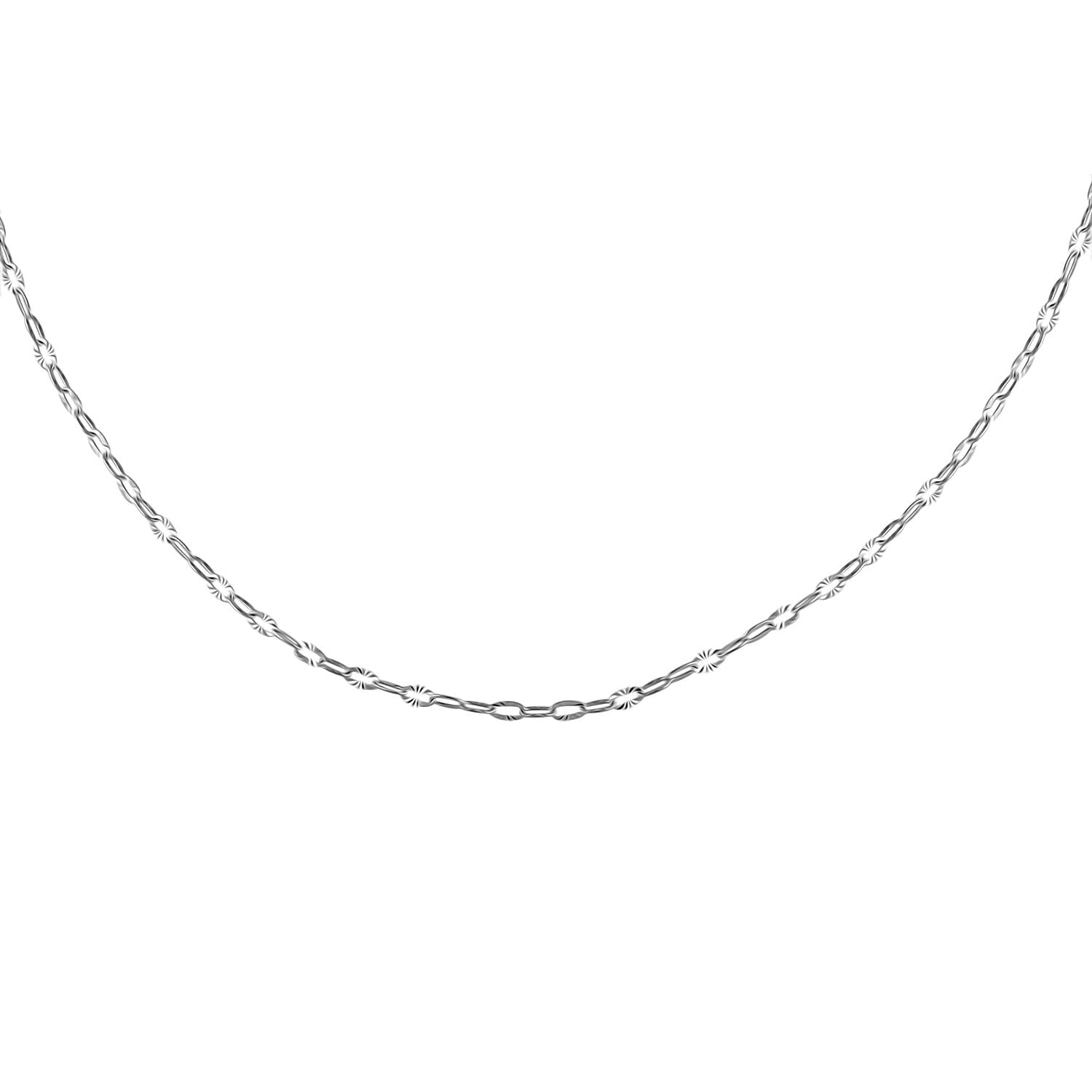 417 Gold Weißgold Vergoldet Halskette ca. 50 cm ca.