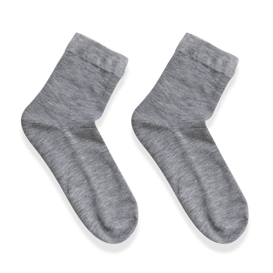 4er-Set - Socken, Polyester-Baumwolle, Größe 36-40, Grau