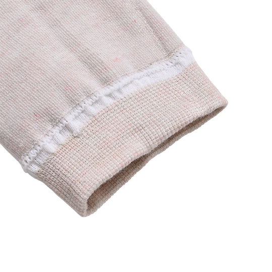 4er-Set Polycotton-Fersensocken mit Silikoneinlage zur Linderung von Rissen und für kühlenden Effekt, Größe 41-45, Braun