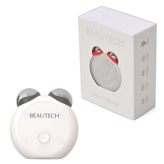 BEAUTECH - Mini-Gesichtsmassager, EMS-Technologie, PC-Material, 27.7x47x177 mm, Schwarz Matt