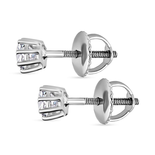 LUXURIANT DIAMOND - Lab Grown Diamant VS-EF SGL zertifiziert Ohrringe 950 Platin ca. 1.00 ct