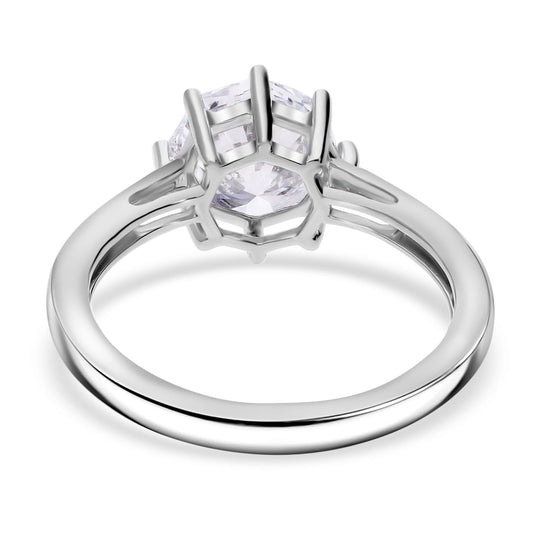 LUXURIANT DIAMOND - Lab Grown Diamant (Oktillion-schnitt) IGI zertifiziert VS-EF Ring 950 Platin (Größe 18.00) ca. 2.00 ct