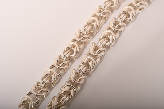 LA BELLA Feinste Italienische Handgefertigte Königskette, 925 Silber ca. 50 cm ca. 44,00g