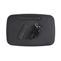 Soulsmart Vibrationsplatte mit RGB-Beleuchtung, Bluetooth-Lautsprecher und 150W-Motor, Schwarz