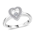 LUXURIANT DIAMOND - Lab Grown Diamant SI Ring 925 Silber rhodiniert (Größe 15.75) ca. 0.20 ct