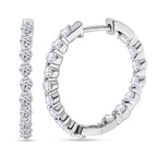 New York Kollektion - LUXURIANT DIAMOND Lab Grown Diamant SI1-SI2-GH Ohrringe 925 Silber ca. 1.50 ct