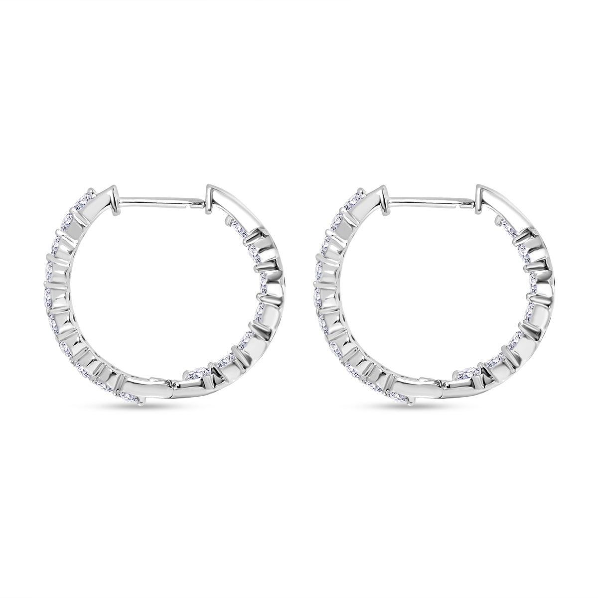 New York Kollektion - LUXURIANT DIAMOND Lab Grown Diamant SI1-SI2-GH Ohrringe 925 Silber ca. 1.50 ct
