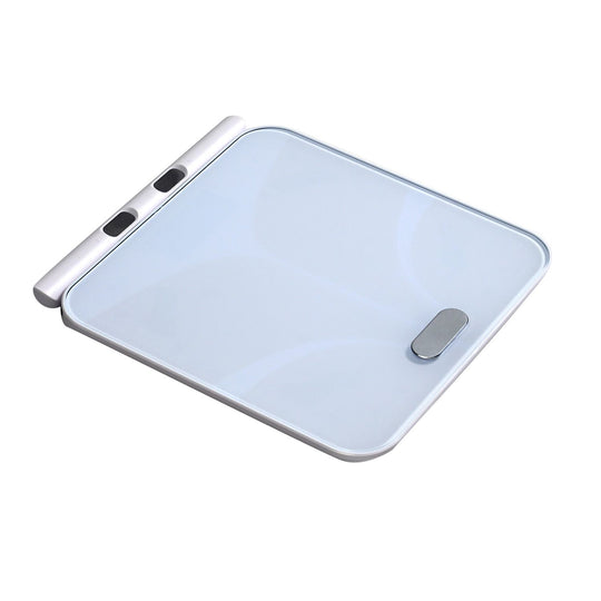 Smart Handle Bar Körperfettwaage mit ITO-Oberfläche, aus gehärtetem Glas, 300x300x26 mm, Weiß