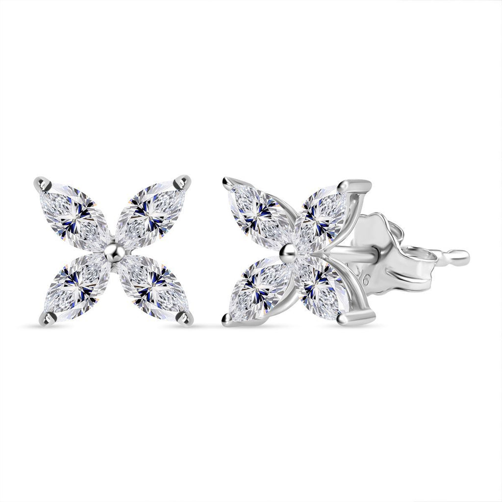 LUXURIANT DIAMOND - Lab Grown Diamant VS-GH SGL zertifiziert Ohrringe 375 Gold ca. 1,00 ct.