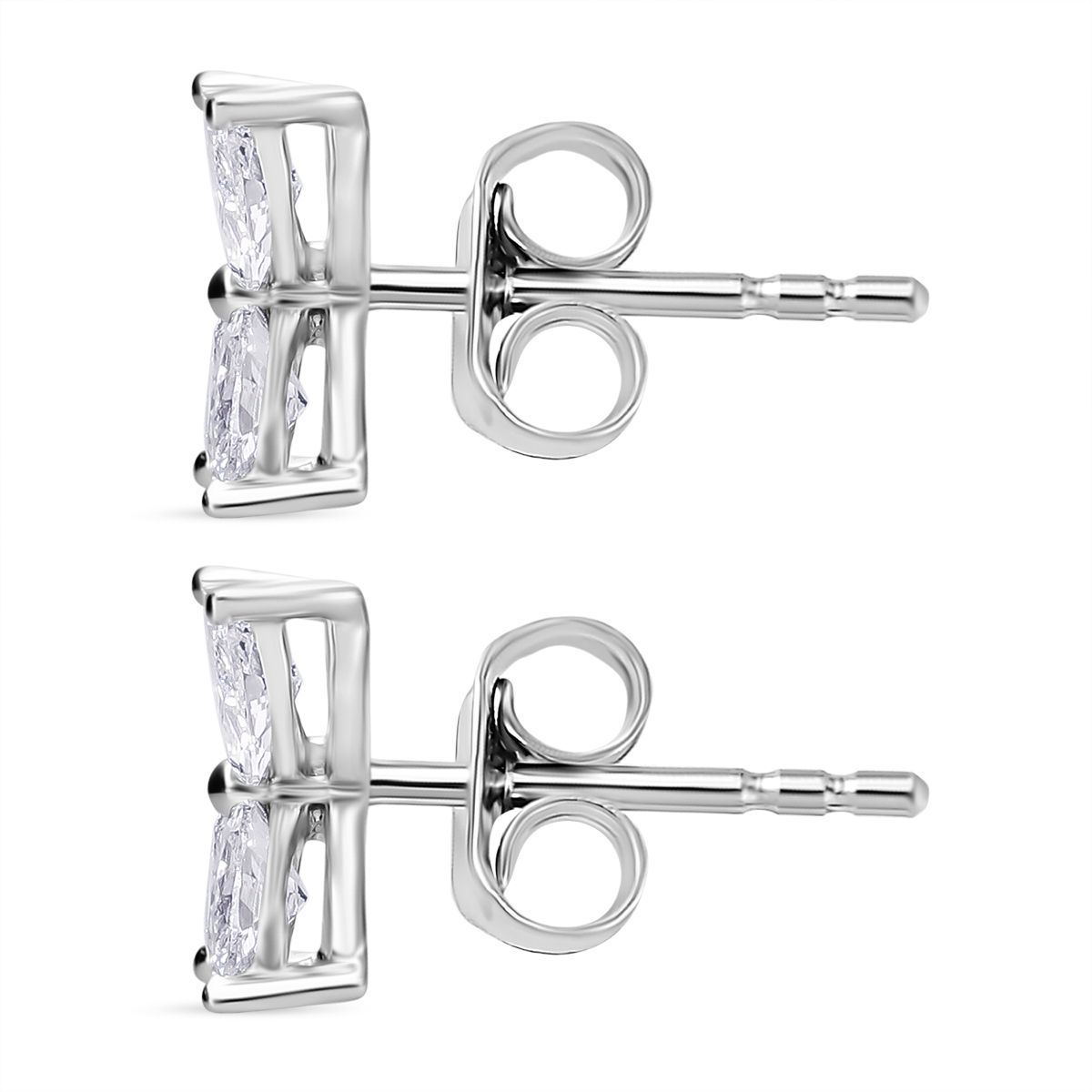LUXURIANT DIAMOND - Lab Grown Diamant VS-GH SGL zertifiziert Ohrringe 375 Gold ca. 1,00 ct.