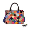 Chaos by Elsie Echtleder Crossbody Tasche mit RFID und Mini-Blitzlampe, 34x15x26,5cm