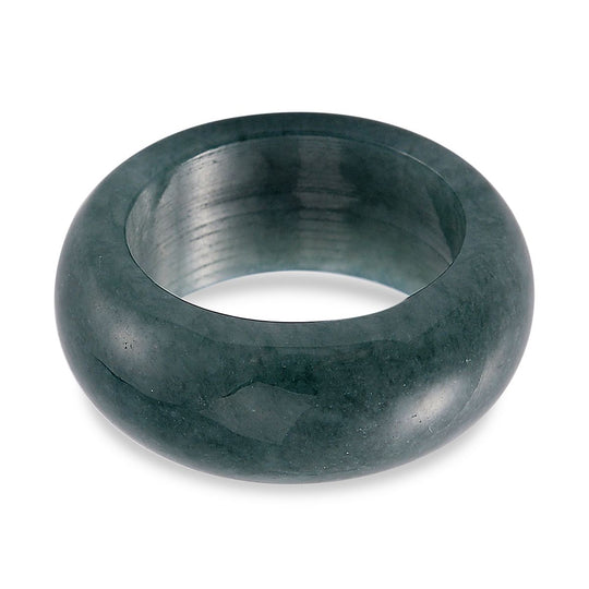 EXTREM SELTEN - Natürlicher Olmek Jadeit Ring (Größe 19.00) ca. 27.00 ct