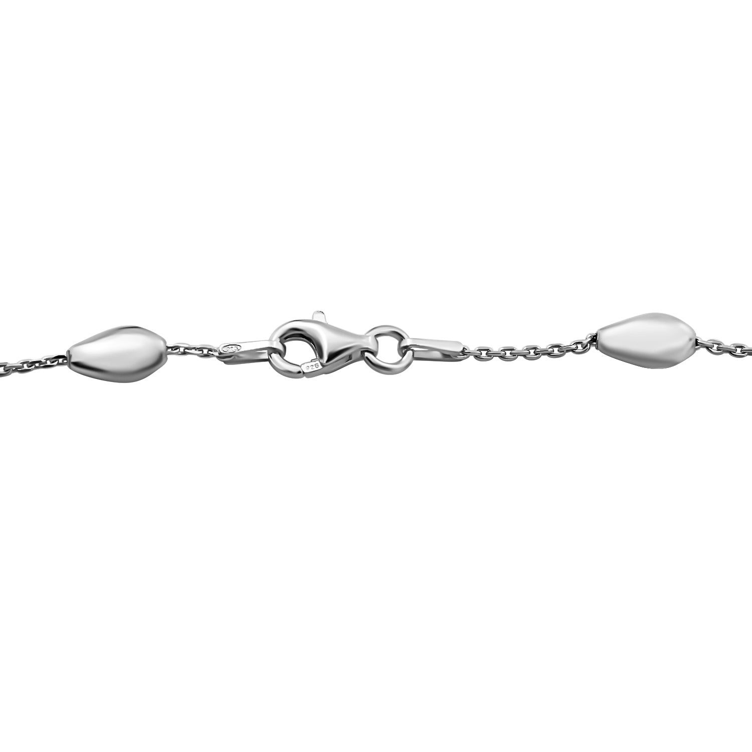 Italienische Station Kette, 925 Silber ca. 45 cm ca. 5,87g