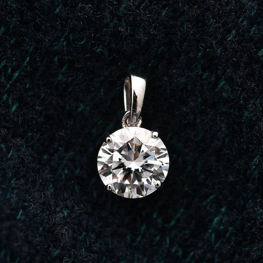 LUXURIANT DIAMOND - Lab Grown Diamant VS/F IGI zertifiziert Anhänger 950 Platin ca. 1,50 ct.
