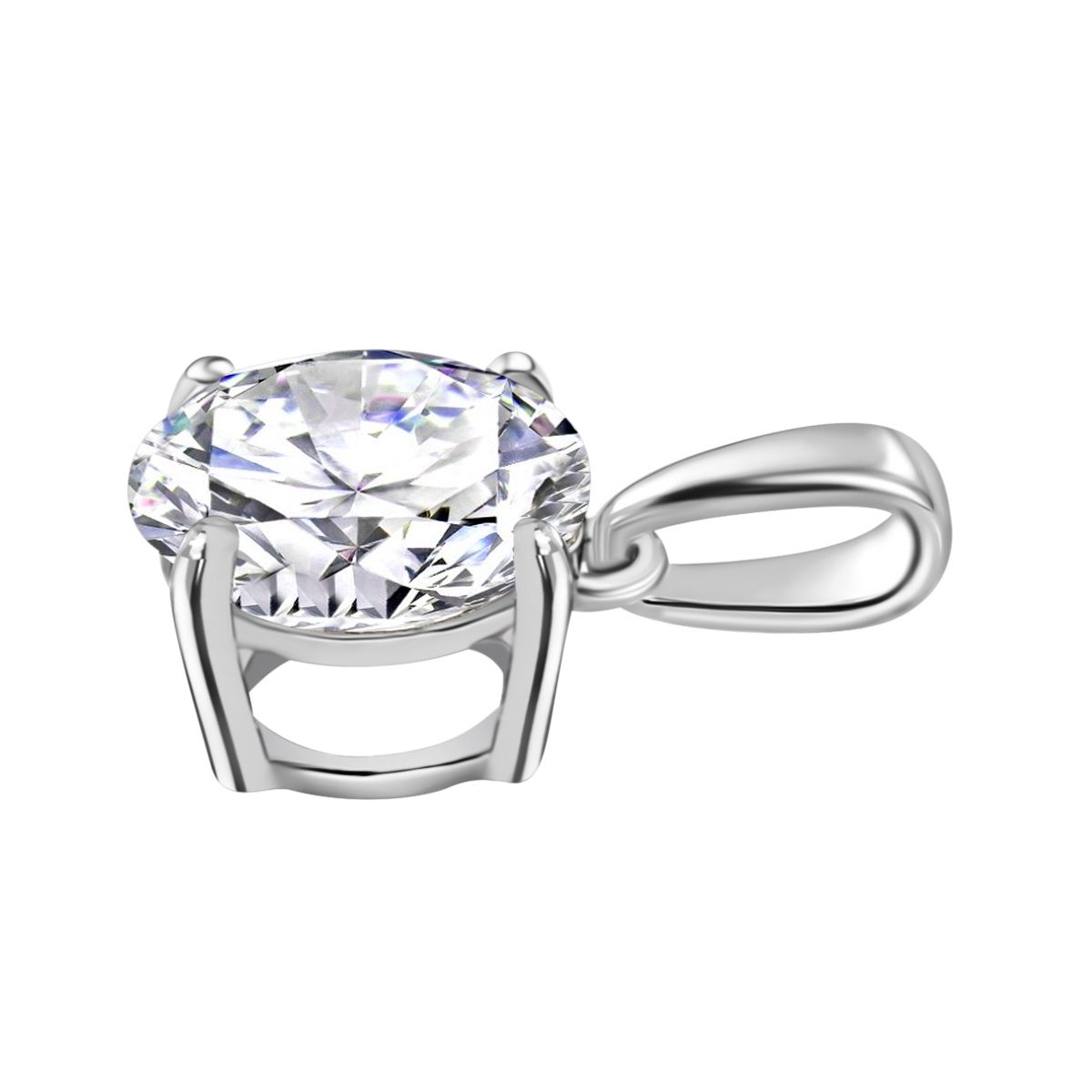 LUXURIANT DIAMOND - Lab Grown Diamant VS/F IGI zertifiziert Anhänger 950 Platin ca. 1,50 ct.