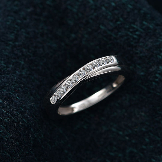 LUXURIANT DIAMOND - Lab Grown Diamant SI-GH Ring 925 Silber 750 Gelbgold Vermeil ca. 0.25 ct