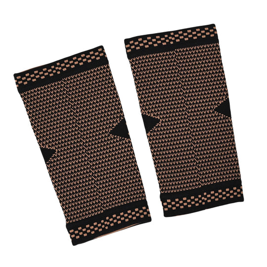 Kupfer-Komfort, Armmanschetten, Nylon-Mix, zur Unterstützung der Gelenke und zur Arthritis-Schmerzlinderung, Größe M, Schwarz