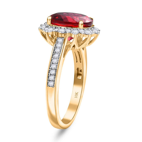 AAA Lab Grown Padparadscha Saphir, Lab Grown Diamant AGI zertifiziert Ring 417 Gold (Größe 17.00) ca. 5.50 ct