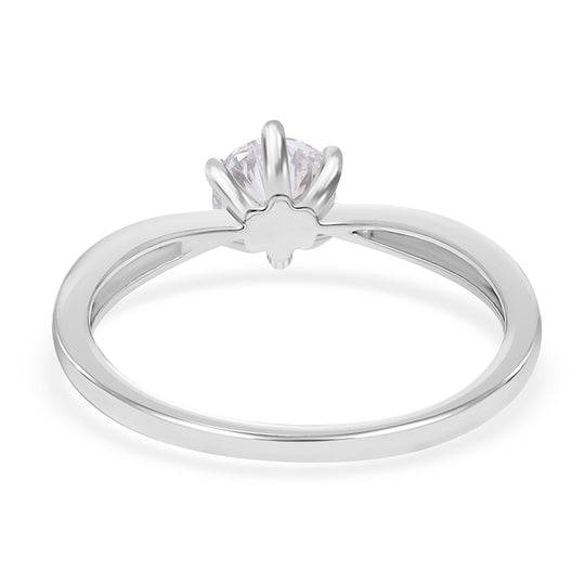 LUXURIANT DIAMOND - Lab Grown Diamant VS-EF IGI zertifiziert Ring 950 Platin (Größe 16.00) ca. 1.00 ct