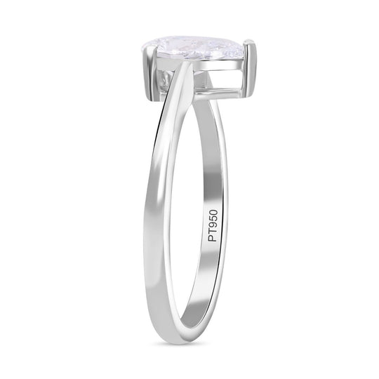 LUXURIANT DIAMOND - Lab Grown Diamant VS-EF IGI zertifiziert  Ring 950 Platin (Größe 20.00) ca. 1.00 ct