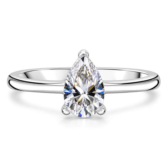 LUXURIANT 1 ct. IGI zertifizierter VS-EF Labor Diamant Ring in 950 Platin
