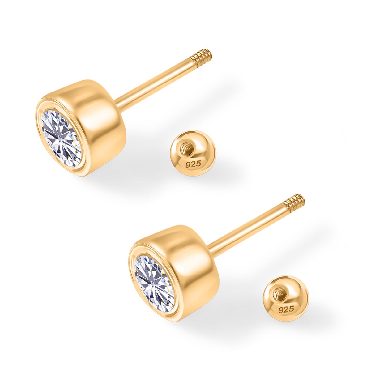 750 Gelbgold Vermeil