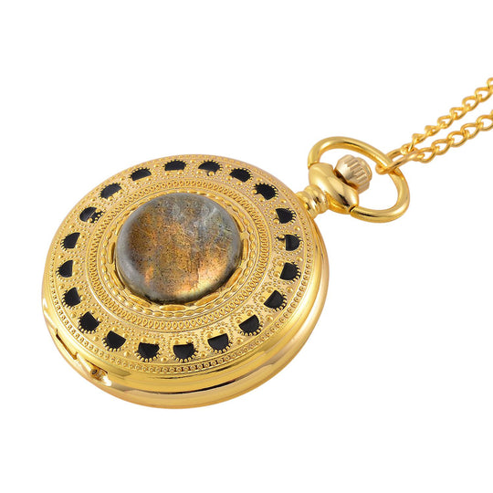 STRADA Terahertz Kettenuhr, Legierung, 91.4 cm, goldfarben, ca. 15.00 ct
