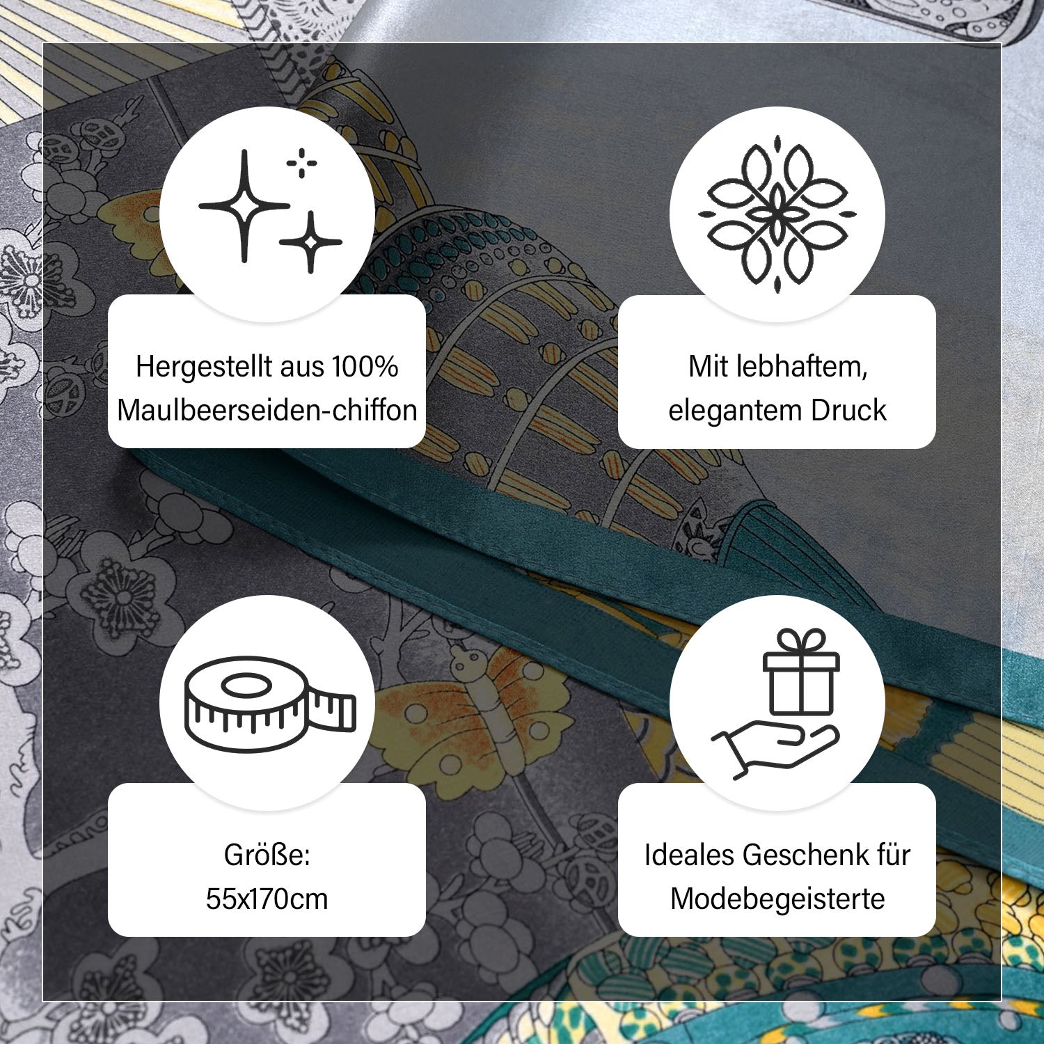 Grau mit Multimuster