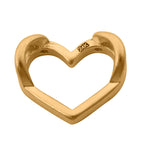 Exklusiv 999 Gold Herz Anhänger