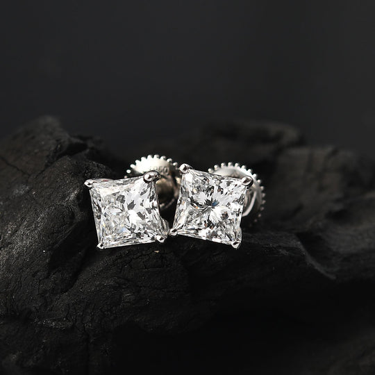LUXURIANT DIAMOND - Lab Grown Diamant VS-EF IGI zertifiziert Ohrringe Ohrringe, 950 Platin ca. 2.00 ct