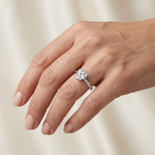 LUXURIANT DIAMOND - Lab Grown Diamant VS-EF SGL zertifiziert Ring, 950 Platin (Größe 20.00) ca. 1.00 ct