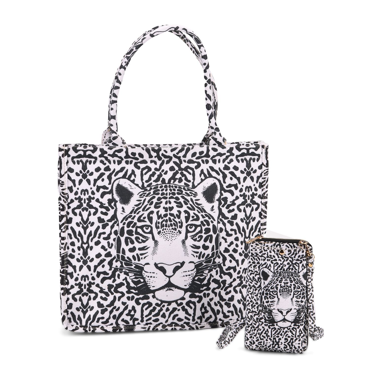 schwarz weiß leopard