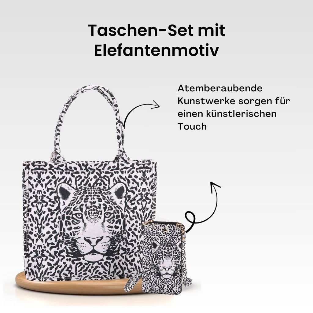 schwarz weiß leopard