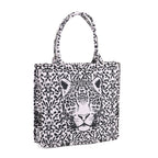 schwarz weiß leopard