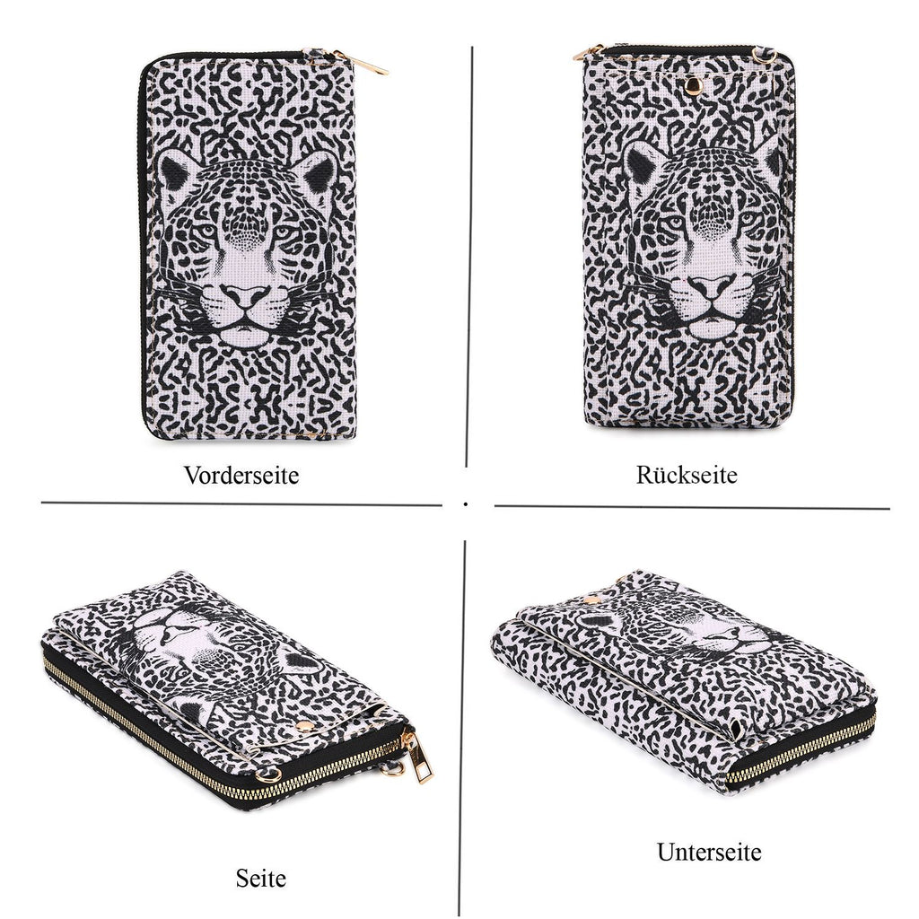 schwarz weiß leopard