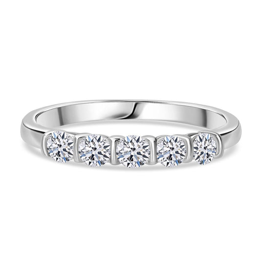 LUXURIANT DIAMOND - Lab Grown Diamant VS-EF SGL zertifiziert Ring  950 Platin (Größe 18.00) ca. 1.50 ct