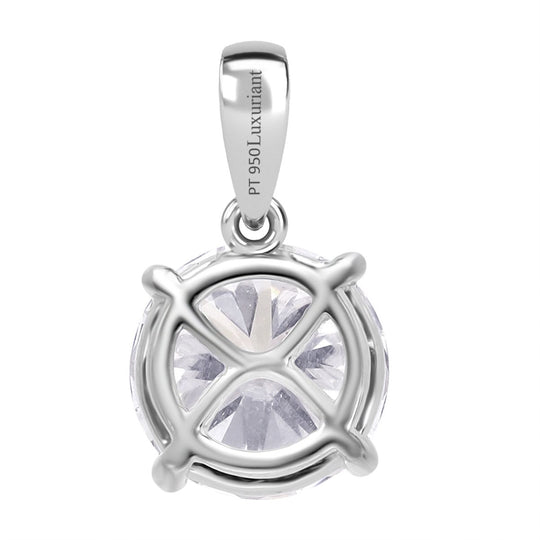LUXURIANT DIAMOND - Lab Grown Diamant VS-EF IGI zertifiziert Anhänger 950 Platin ca. 3,00 ct.