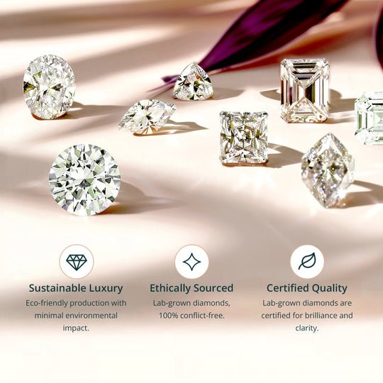 LUXURIANT DIAMOND - Lab Grown Diamant VS-EF IGI zertifiziert Anhänger 950 Platin ca. 3,00 ct.
