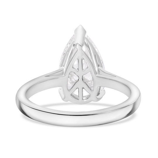 LUXURIANT DIAMOND - Lab Grown Diamant VS-EF IGI zertifiziert Ring 950 Platin (Größe 19.00) ca. 3,00 ct