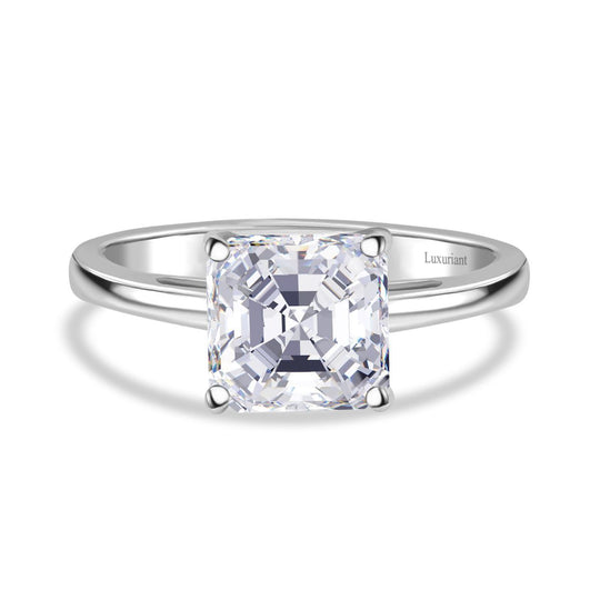 LUXURIANT DIAMOND - Lab Grown Diamant VS-EF IGI zertifiziert Ring 950 Platin (Größe 19.00) ca. 3,00 ct