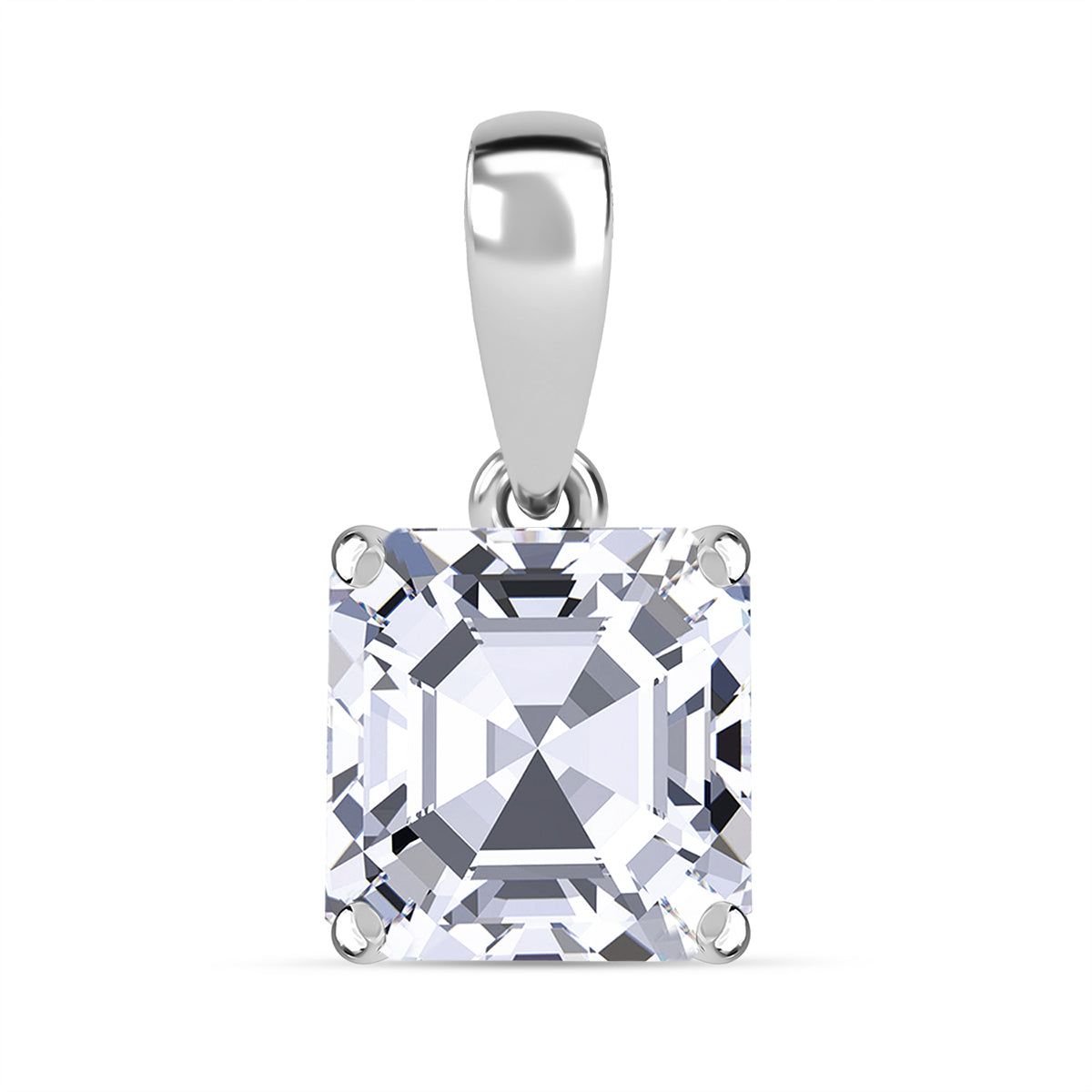 LUXURIANT DIAMOND - Lab Grown Diamant VS-EF IGI zertifiziert Anhänger 950 Platin ca. 3,00 ct.