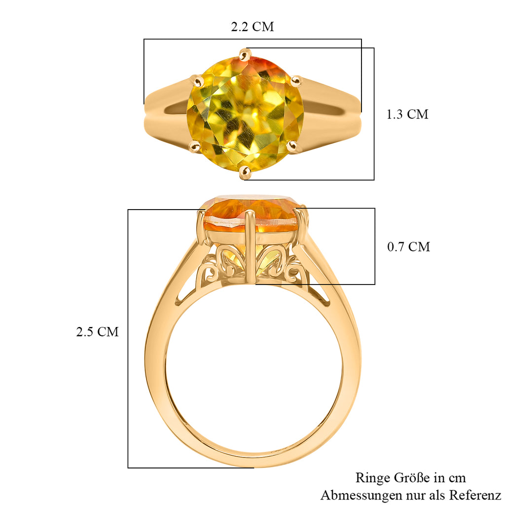 D'Joy Sphaleros Quarz Ring und 19cm Armband