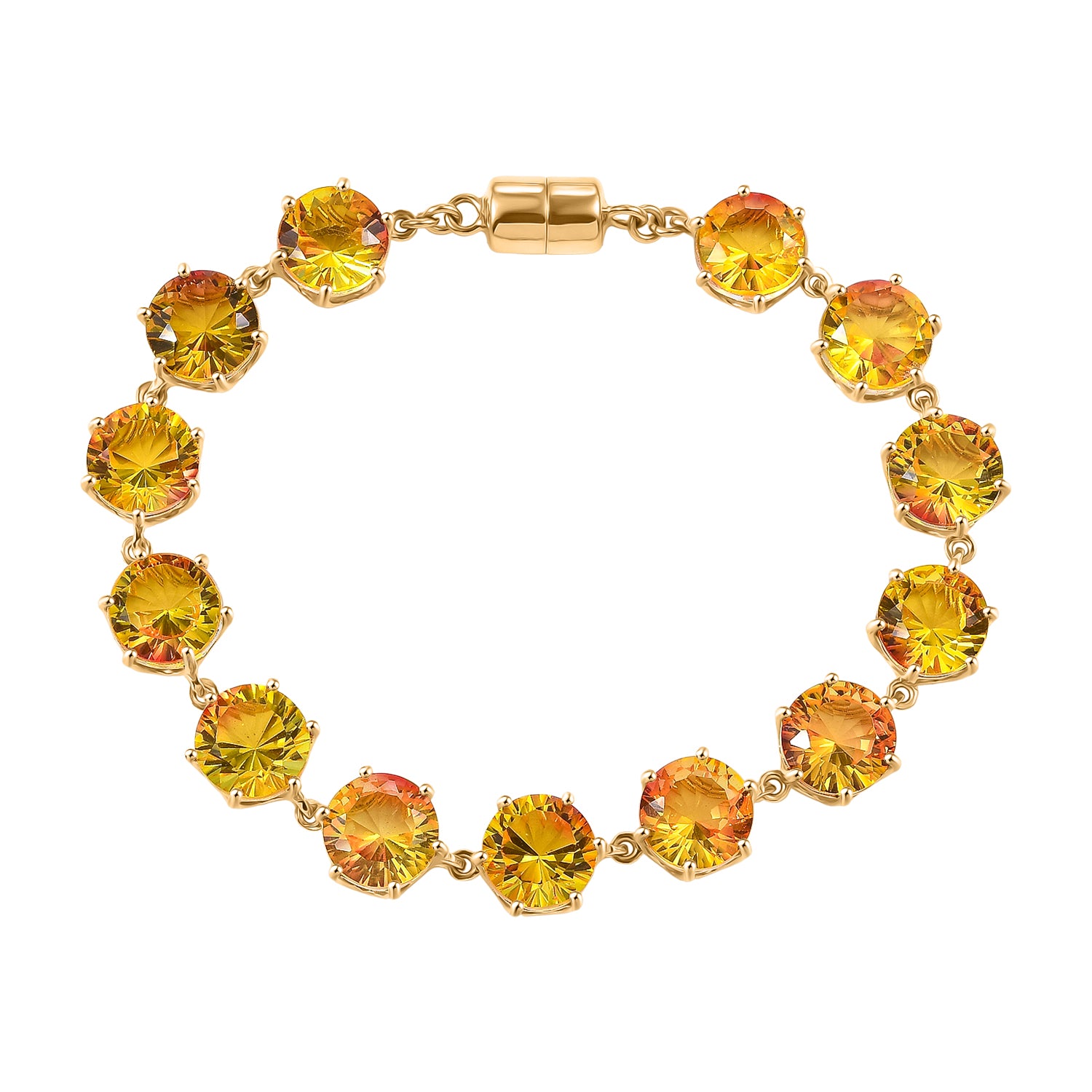 D'Joy Sphaleros Quarz Ring und 19cm Armband