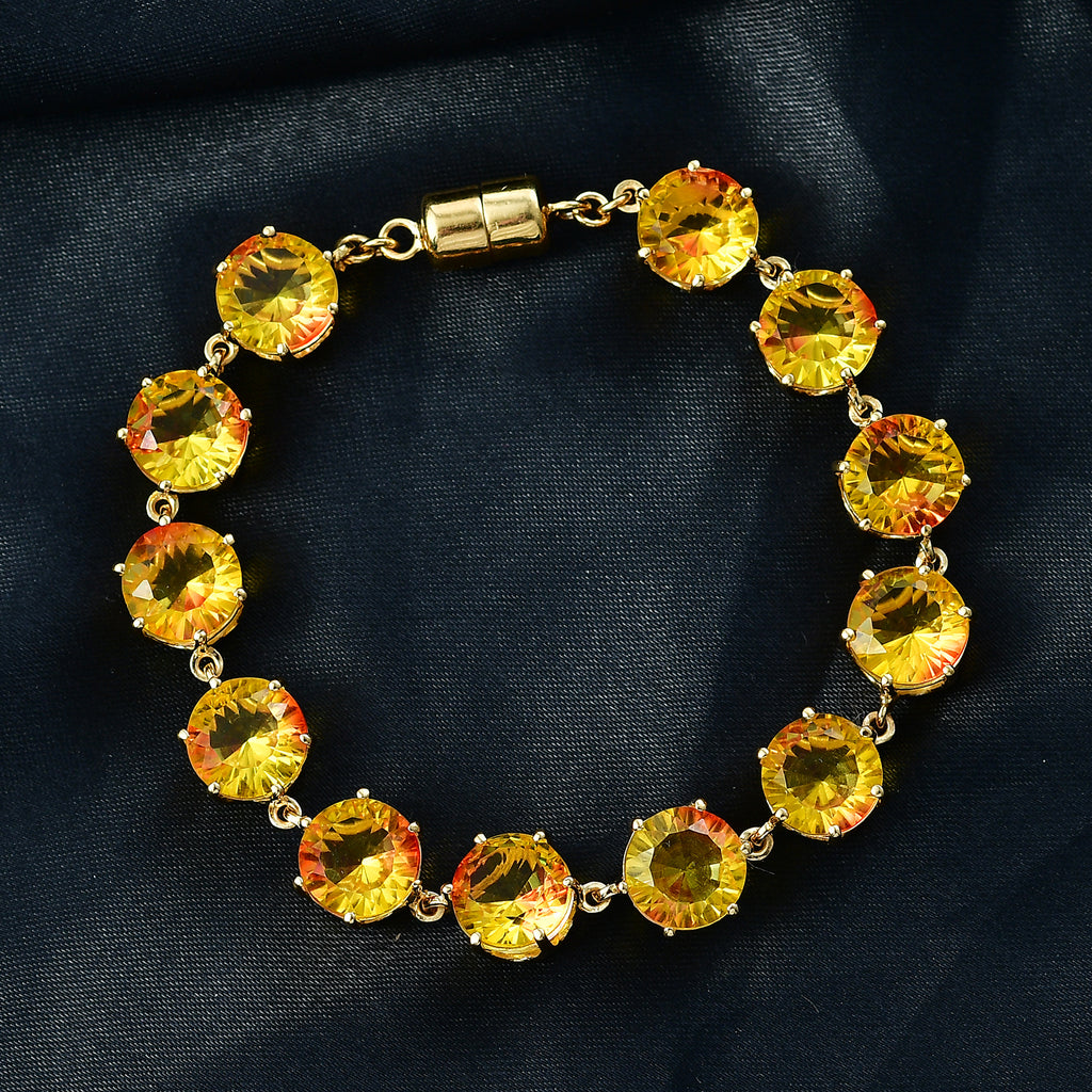 D'Joy Sphaleros Quarz Ring und 19cm Armband