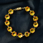 D'Joy Sphaleros Quarz Ring und 19cm Armband