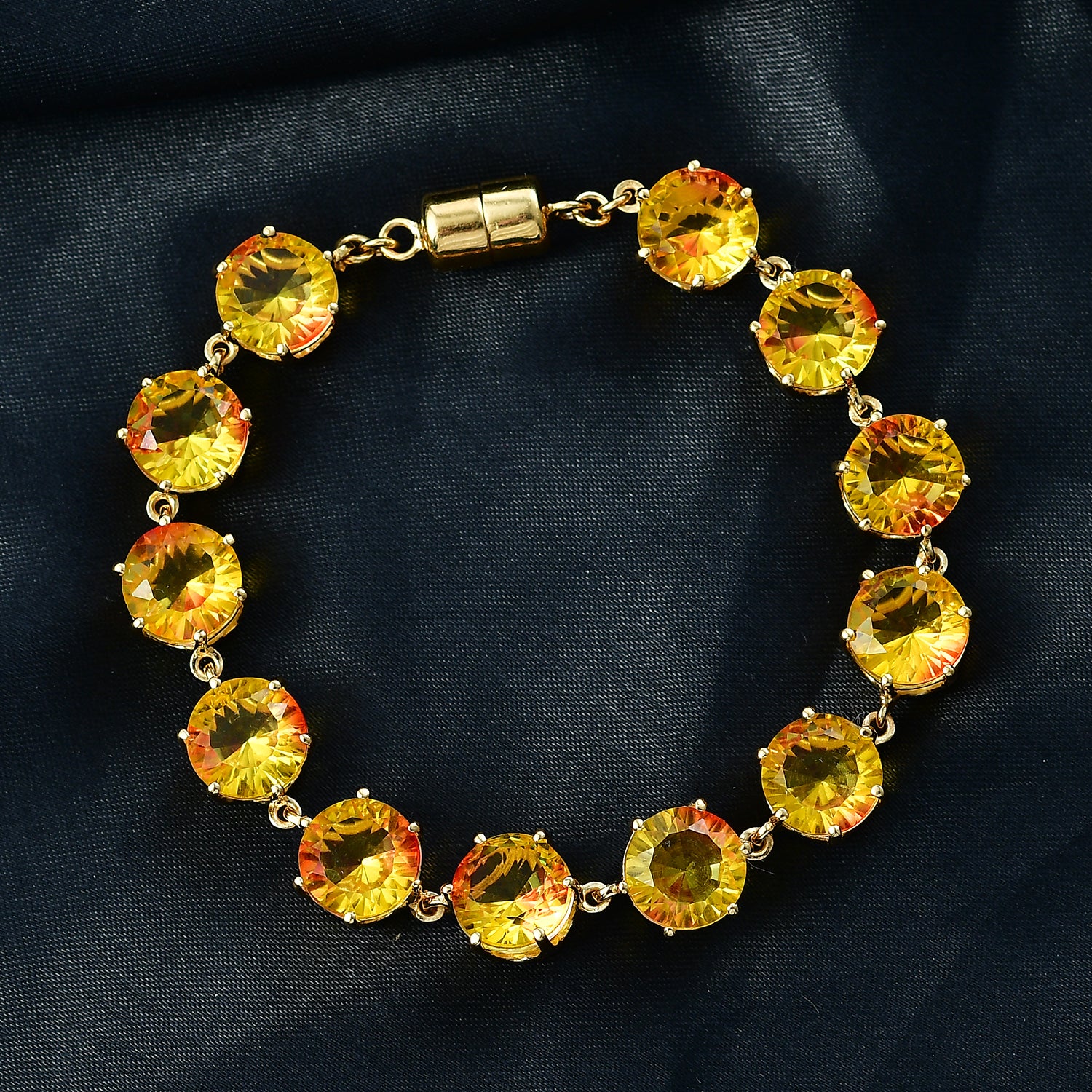 D'Joy Sphaleros Quarz Ring und 19cm Armband
