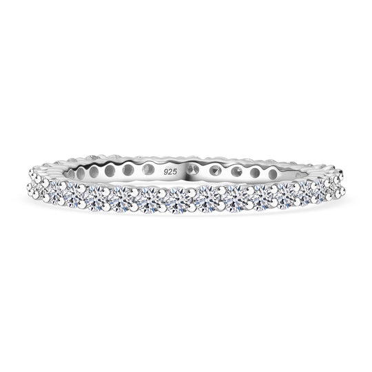LUXURIANT DIAMOND - Lab Grown Diamant SI-GH Ring 925 Silber platiniert  (Größe 21.00) ca. 1.00 ct