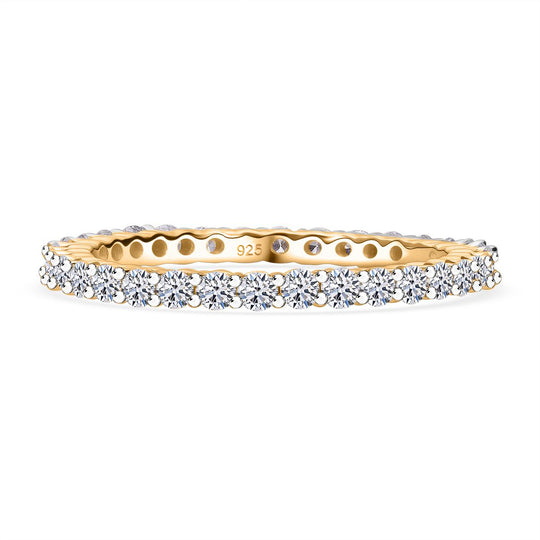 LUXURIANT DIAMOND - Lab Grown Diamant SI-GH Ring 925 Silber platiniert  (Größe 21.00) ca. 1.00 ct
